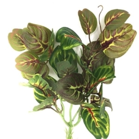 Green Maranta Leaf Foliage 35cm