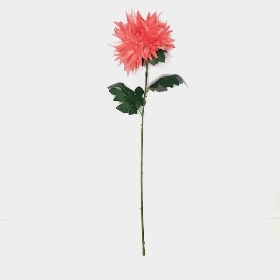 Coral Pink Dahlia 75cm
