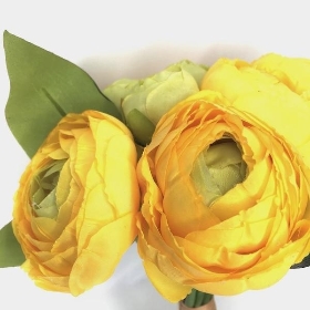 Yellow Ranunculus Bundle 27cm