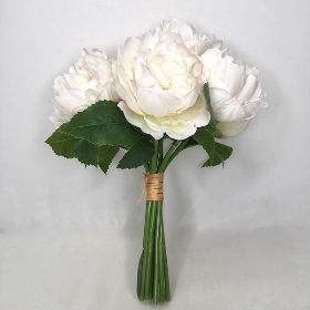 Ivory Peony Bundle 32cm