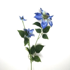 Blue Clematis Spray 90cm