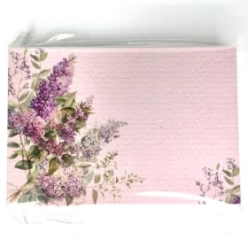 Lavender Small Florist Cards