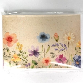 Pastel Flowers Small Florist Cards 