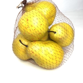 Yellow Pears in Bag