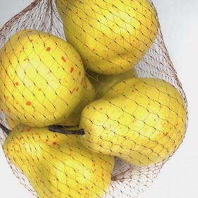 Yellow Pears in Bag