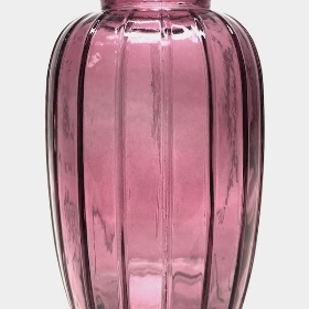 Purple Chicago Lined Bud Vase 12cm