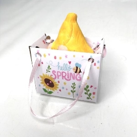 Gonk In Gift Bag Tall Hat Orange 7.5cm