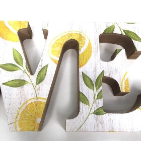 Lemon Love Sign 29cm