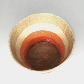 Orange Rope Planter 16cm