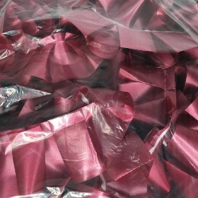 Burgundy Pleated Ribbon 10m