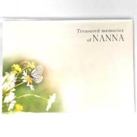 Treasured Memories Nanna White Daisies Florist Cards x 6