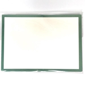 Green Border Florist Cards x 6