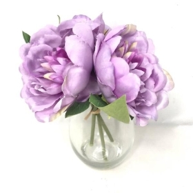 Lilac Peony in Vase 20cm