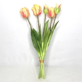 Cream Raspberry Tulip Bundle 40cm