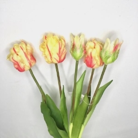 Cream Raspberry Tulip Bundle 40cm
