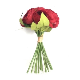 Red Ranunculus Bundle 25cm