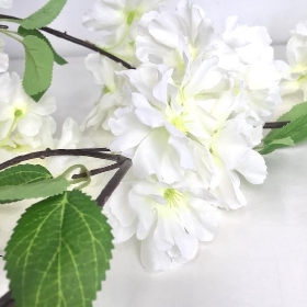White Blossom Garland 180cm