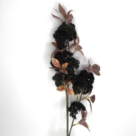 Black Balmoral Pip Spray 87cm