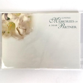 Loving Memories Partner Florist Cards x 6
