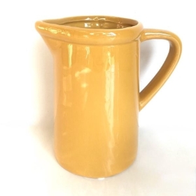 Burnt Yellow Jug 18cm