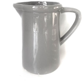 Pale Grey Jug 18cm
