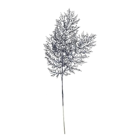 Midnight Blue Coral Spray 77cm