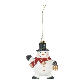 Snowman & Bell 11cm