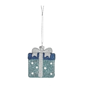 Blue Hanging Parcel 7.5cm