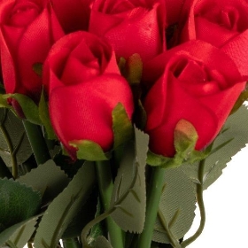 Red Rosebud Bundle 30cm