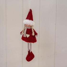 Fabric Doll Dangly Legs 20cm
