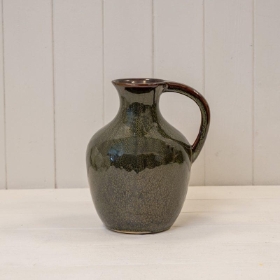 Dark Green Short Jug 23cm