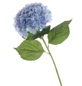 Pastel Blue Hydrangea 82cm