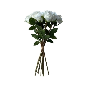 White Rose Bqt 40cm