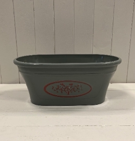 Grey Heart Tree Trough 38cm