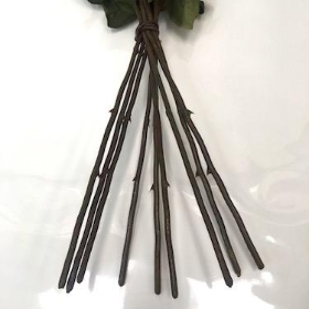 Burgundy Rose Bunch 44cm