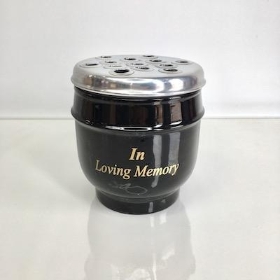 Black Metal ILM  Pot 15cm