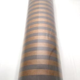 Kraft Paper Grey Stripe 125m
