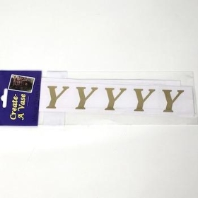 Gold Vinyl Letter Y 