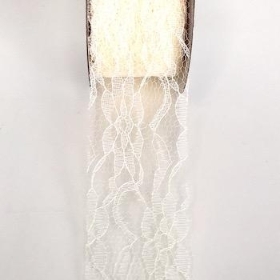 Cream Lace Ribbon 50mm